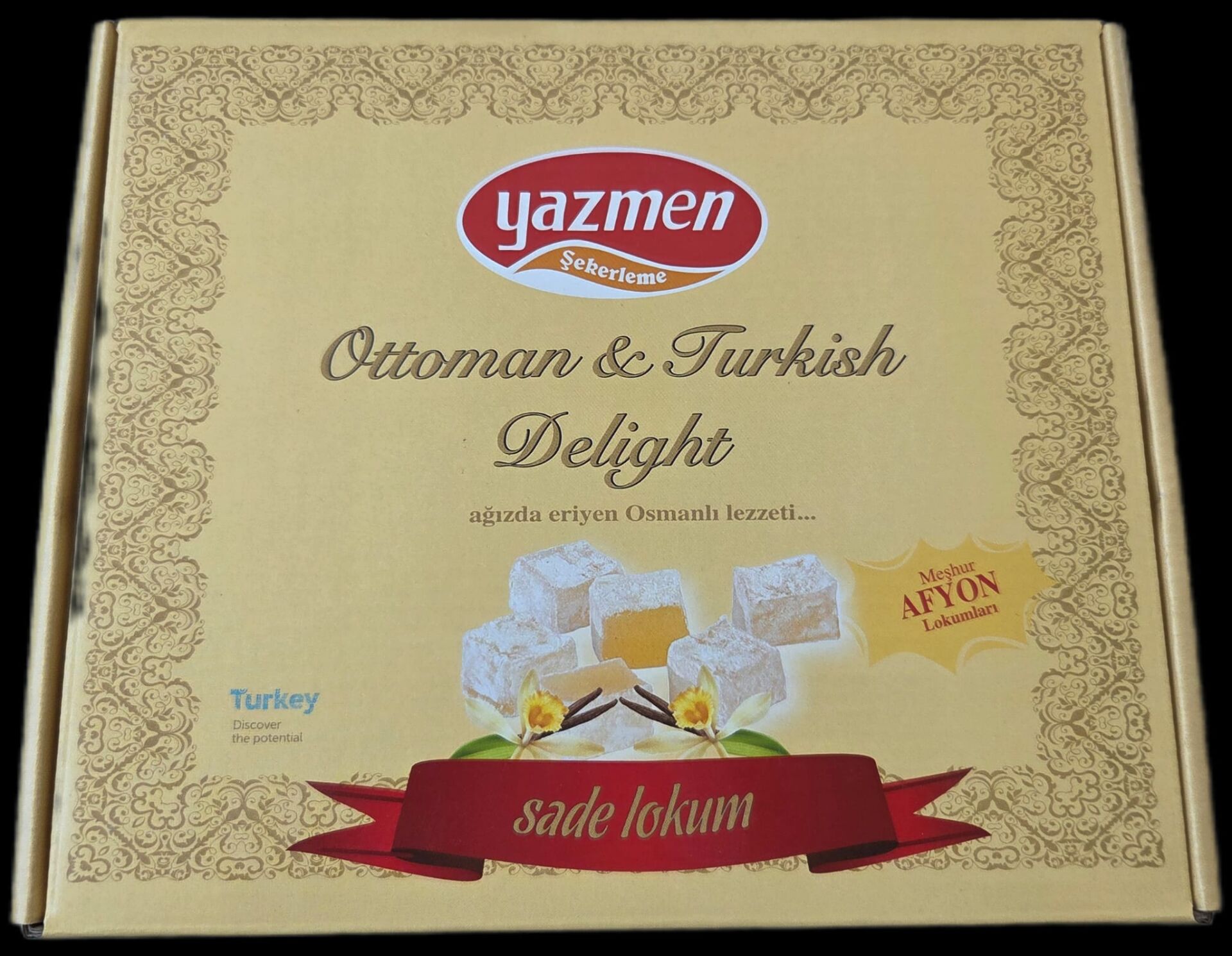 VANİLYA AROMALI SADE LOKUM 1000 gr